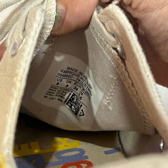 Chunky colorful low top converse!! - Picture 2 of 4